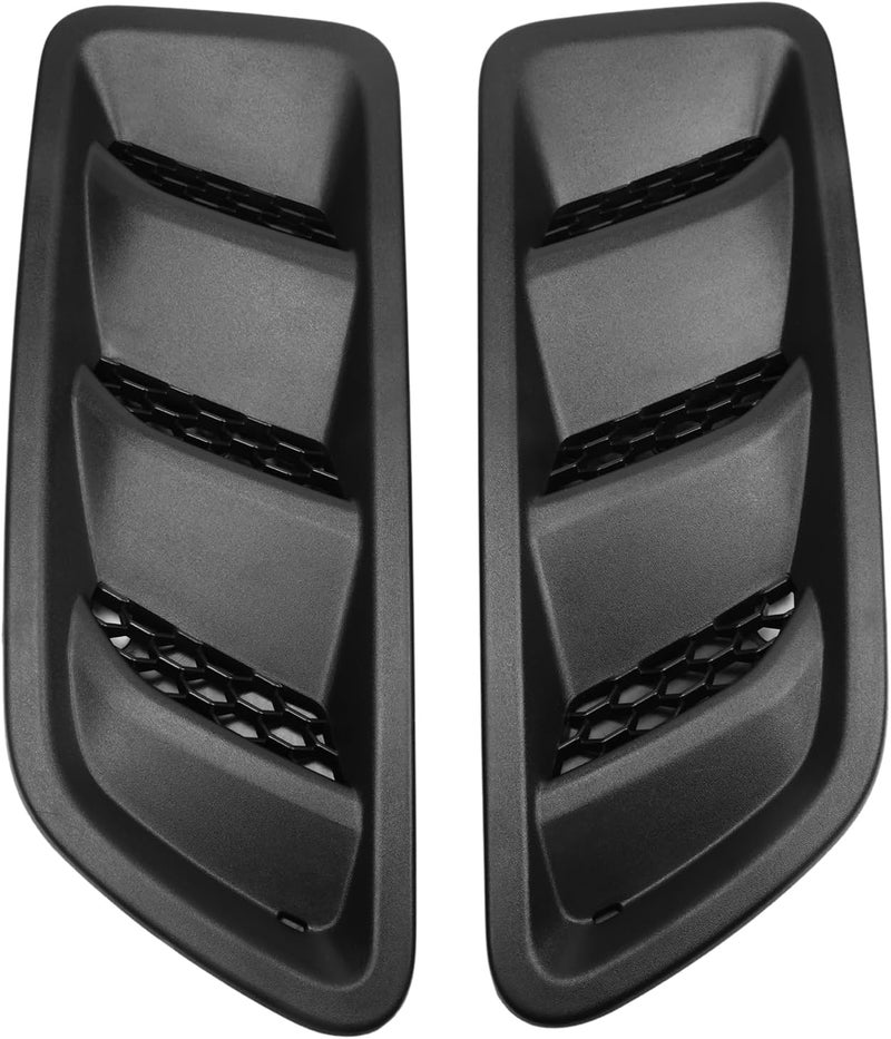 Fraylis Driver Side and Passenger Side Hood Vent Bezel for 2018-2024 Wrangler Gladiator 68293748AF 68293749AF 68293748AB - Image 2